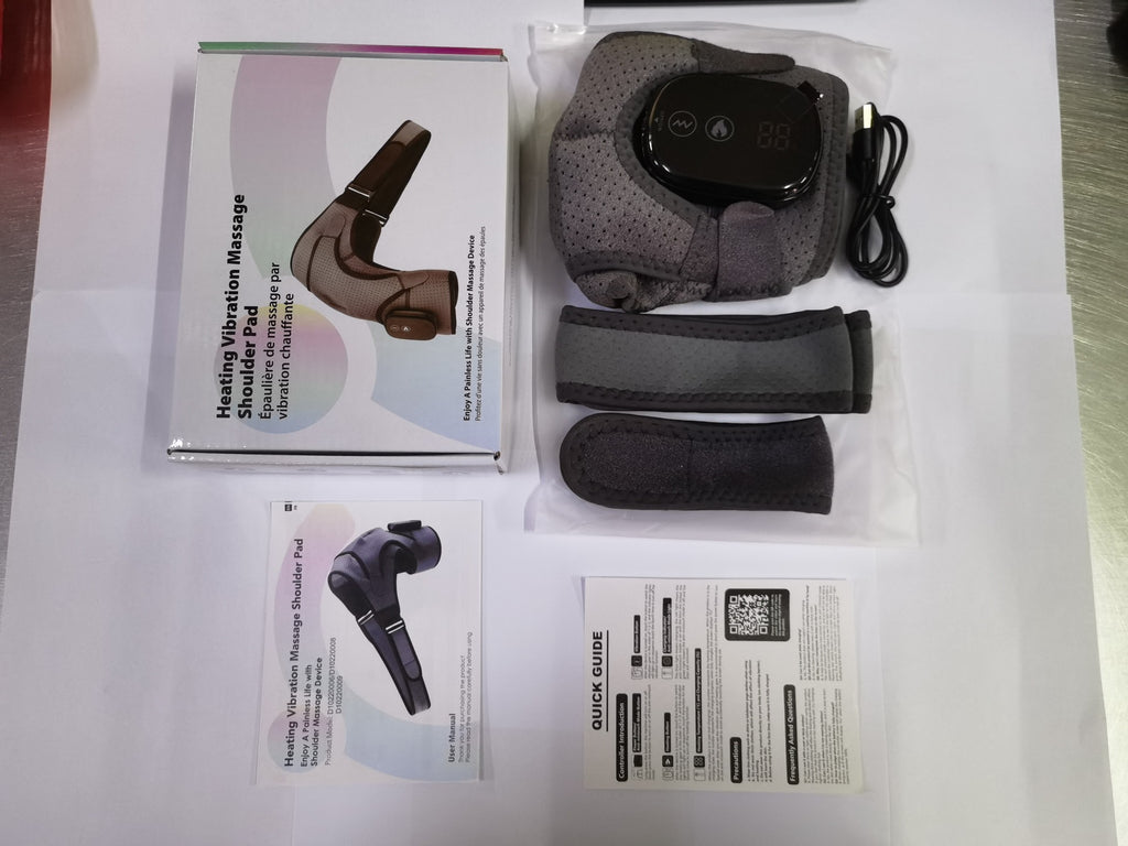 New Electric Heating Vibration Massage Heating Shoulder Pads Charging Shoulder And Neck Joints Warm Elderly Health Care Protective Gear
